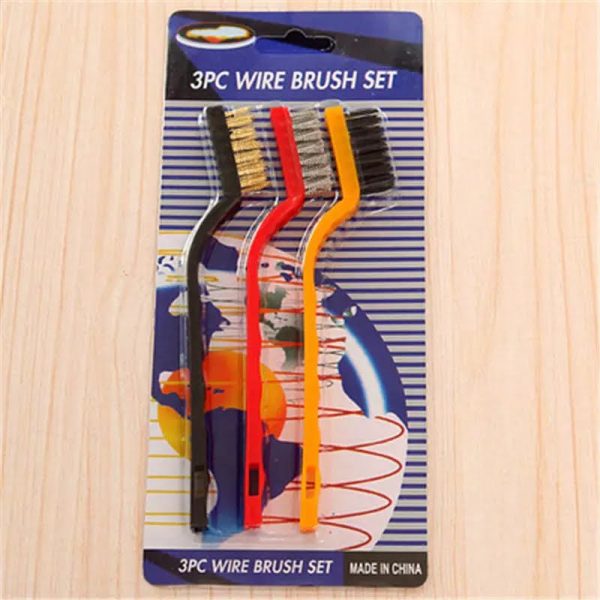 3pcs Metal Remove Rust Brushes Stainless Steel Copper Nylon Wire Brush Rust Scrub Remove Cleaning Tools Home Kits Wire Brush - Image 8