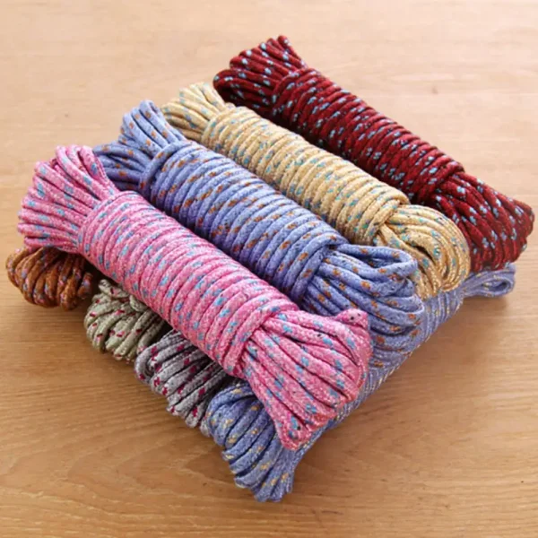 Lanyard Soft Windproof Nylon Rope Clothe Laundry Clothesline Nylon String for Outdoor - Image 7