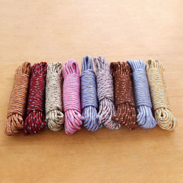 Lanyard Soft Windproof Nylon Rope Clothe Laundry Clothesline Nylon String for Outdoor - Image 2