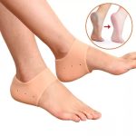 Heel Protectors, Gel Heel Pads, Silicone Socks for Pain Relief, Cracked Heel, Blister Prevention Heel, Plantar Fascitis Cushions