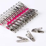 20pcs/lot stainless steel small clip clothes clip Small clothes clothing windproof clip sandwich socks clip