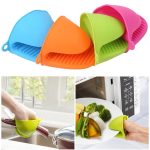 1 pair Kitchen Silicone Heat Resistant Gloves Clips Insulation Non Stick Anti-slip Pot Bowel Holder Clip Cooking Baking Oven Mitts - Image 2