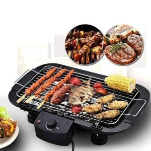 Smokeless Electric Non-stick Outdoor BBQ Cooking Grill Chula(ধোঁয়াবিহীন বৈদ্যুতিক নন-স্টিক আউটডোর BBQ গ্রিল রান্নার চুলা)