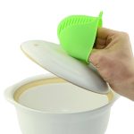 1 pair Kitchen Silicone Heat Resistant Gloves Clips Insulation Non Stick Anti-slip Pot Bowel Holder Clip Cooking Baking Oven Mitts - Image 6