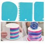 3Pcs/Set Best Cake Scraper Plastic Cake Decorating Tools Dough Icing Scrappers Cutters Kitchen Accessories Dily Edge Smoother Kitchen Gadget Sets