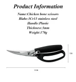 Multipurpose Kitchen Scissors for cutting Fish/Chicken with handle lock - Image 5
