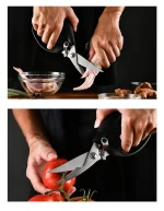 Multipurpose Kitchen Scissors for cutting Fish/Chicken with handle lock - Image 3
