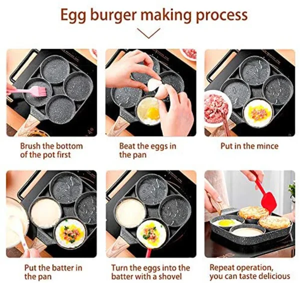Frying Pan Four hole