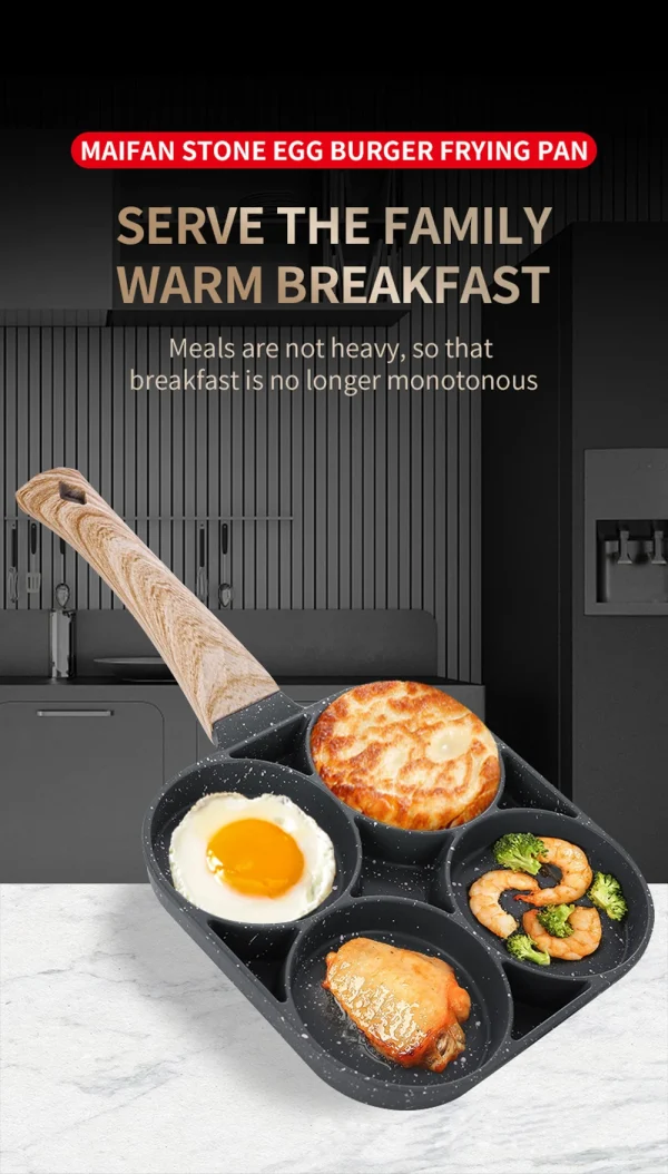 Frying Pan Four hole
