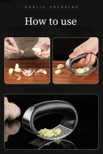 Garlic Press Crusher
