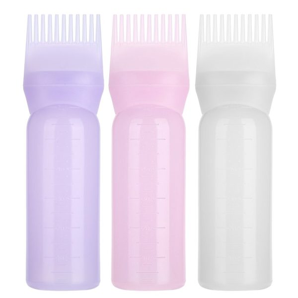 Hair Dye Applicator Brush Bottles Dyeing Shampoo Bottle Oil Comb Hair Dye Bottle Applicator Hair Coloring Styling Tool - Image 6