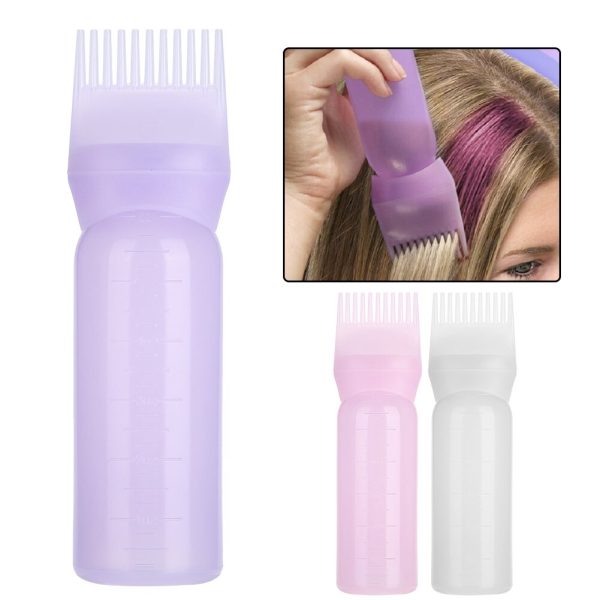 Hair Dye Applicator Brush Bottles Dyeing Shampoo Bottle Oil Comb Hair Dye Bottle Applicator Hair Coloring Styling Tool - Image 5