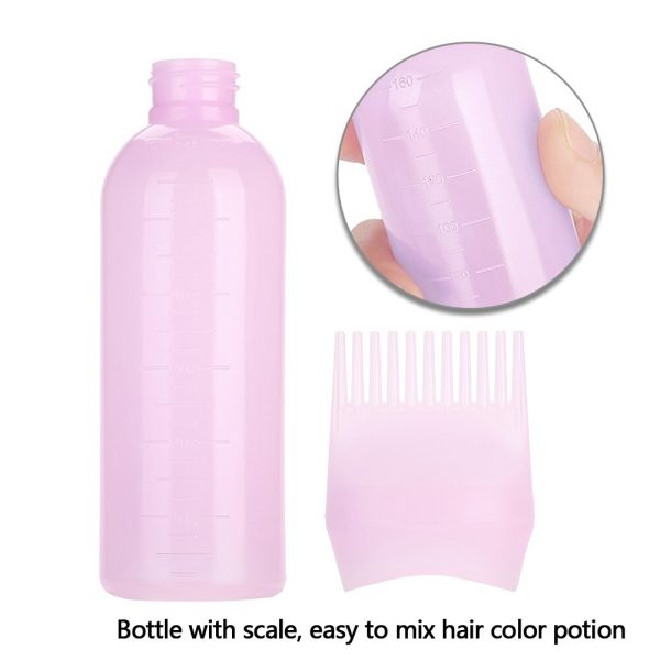 Hair Dye Applicator Brush Bottles Dyeing Shampoo Bottle Oil Comb Hair Dye Bottle Applicator Hair Coloring Styling Tool - Image 2