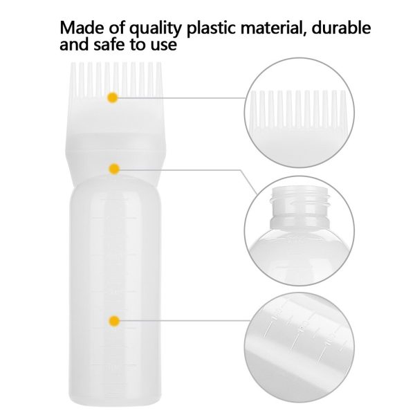 Hair Dye Applicator Brush Bottles Dyeing Shampoo Bottle Oil Comb Hair Dye Bottle Applicator Hair Coloring Styling Tool - Image 4