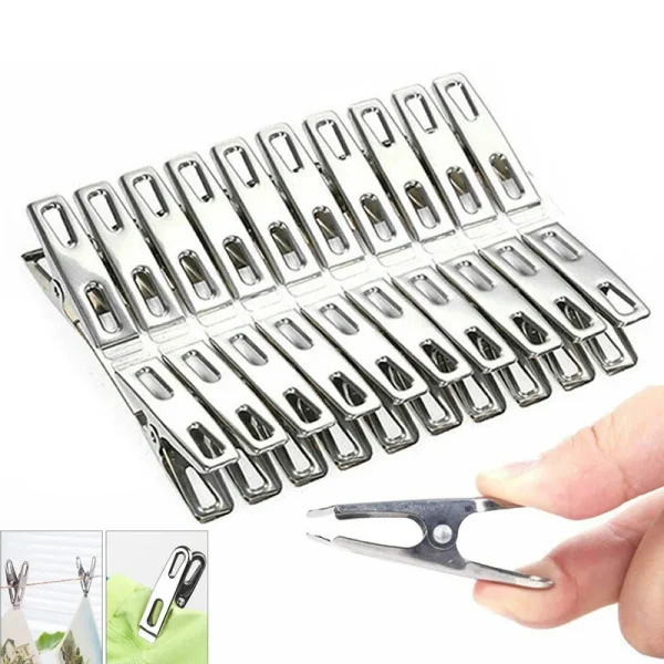 Metal Clothes Hanging Pins