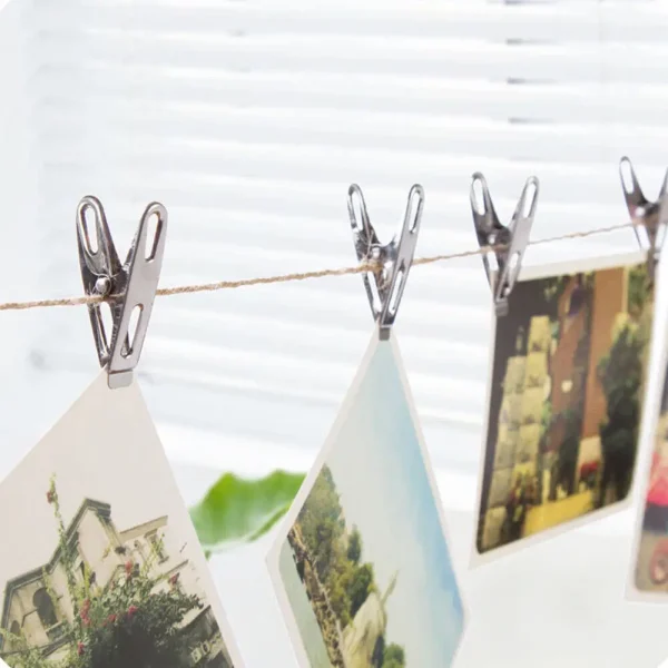 Metal Clothes Hanging Pins