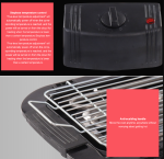 Smokeless Electric Non-stick Outdoor BBQ Cooking Grill Chula(ধোঁয়াবিহীন বৈদ্যুতিক নন-স্টিক আউটডোর BBQ গ্রিল রান্নার চুলা) - Image 3