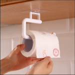 Kitchen Paper Roll Holder Cabinet Rag Hanging Holder Towel Hanger Toilet Paper Holders Rack Bar Shelf Tissue Holder - Image 2
