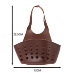 Sink Hanging Drain Basket Storage Hanging Basket Storage Rack Drain rack Adjustable Snap On Soap Sponge Holder For Sink Rack Kitchen Gadgets - Image 4