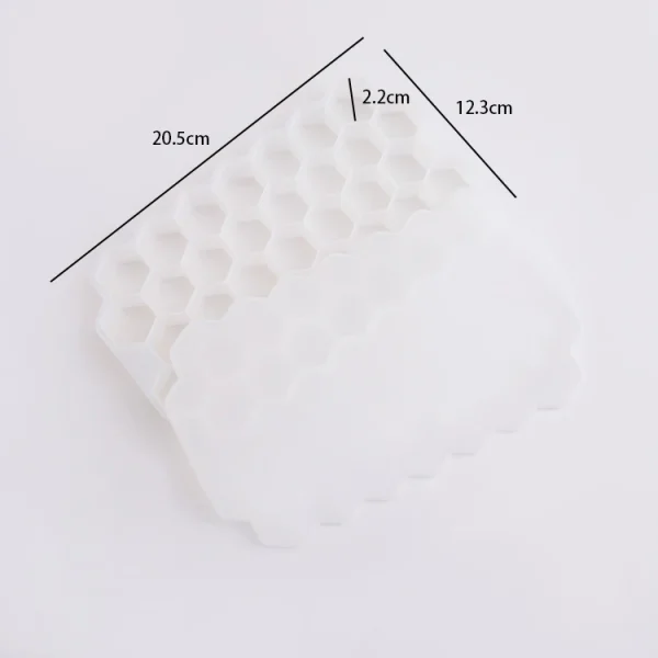Silicone ice cube tray