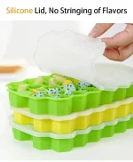 Silicone ice cube tray
