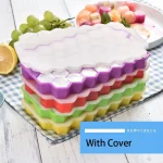 Silicone ice cube tray