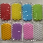 Silicone ice cube tray