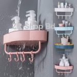 Triangular Shelf for Toilet and Bathroom/Shower Corner Shelf