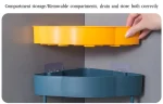 Triangular Shelf for Toilet and Bathroom/Shower Corner Shelf - Image 6