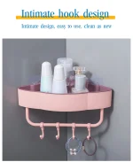 Triangular Shelf for Toilet and Bathroom/Shower Corner Shelf - Image 2