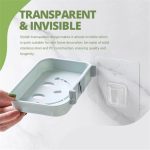 5 Pairs Strong Double Sided Adhesive Wall Hooks Transparent Suction Cup Sucker Hooks Traceless Snap Hook For Socket Holders - Image 7