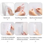 5 Pairs Strong Double Sided Adhesive Wall Hooks Transparent Suction Cup Sucker Hooks Traceless Snap Hook For Socket Holders - Image 8