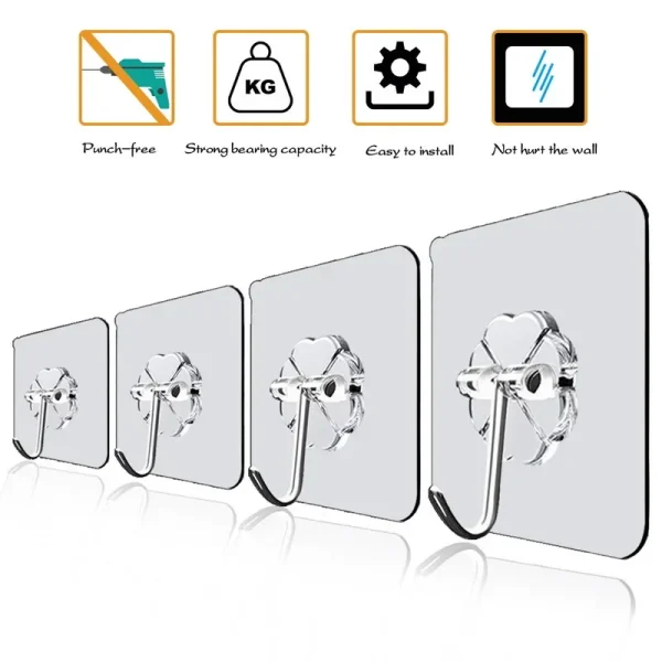 Wall sticky hanger hooks
