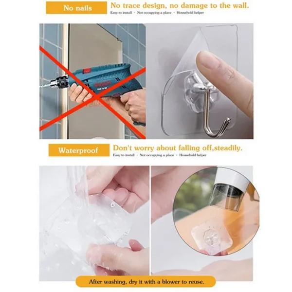 Wall sticky hanger hooks