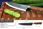 Chef Knives Food Kitchen Scissors Heavy Duty Knife Stainless Steel Peeler Set - Image 3