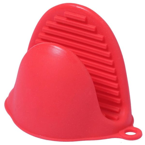 1 pair Kitchen Silicone Heat Resistant Gloves Clips Insulation Non Stick Anti-slip Pot Bowel Holder Clip Cooking Baking Oven Mitts - Image 8