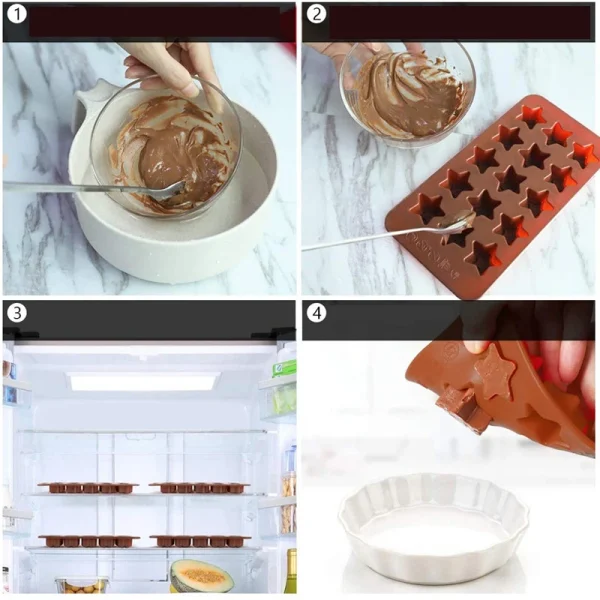 chocolate molds for cake decorating