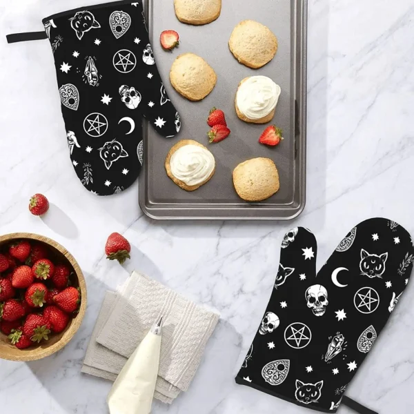 cotton oven gloves
