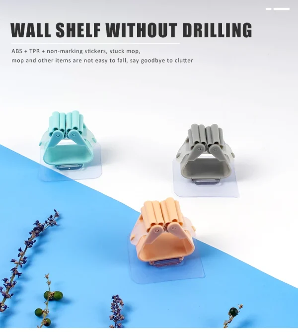 mop holder wall