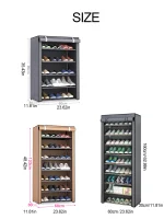 multi tiered shoe rack