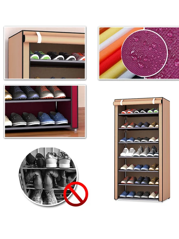 shoe rack cabinet with doors