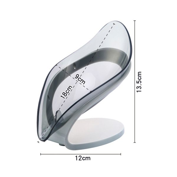 Drain Soap Holder Box Bathroom Shower Soap Storage Box Tray Shelf Bathroom Accessories Drainage Box Plastic Ledge Sheet Shape - Image 4