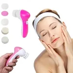5 in 1 Beauty Care Massager / 5 in 1 Beauty Care Massager & Skin Care Cleaner Facial Cleanser Brush For Women - Image 8