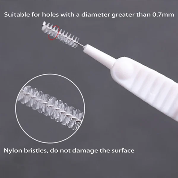 Bathroom Micro Nylon Brush Shower Head Anti-clogging Cleaning Brush Mobile Phone Hole Pore Gap Washing Tools Toilet Accessorie - Image 4
