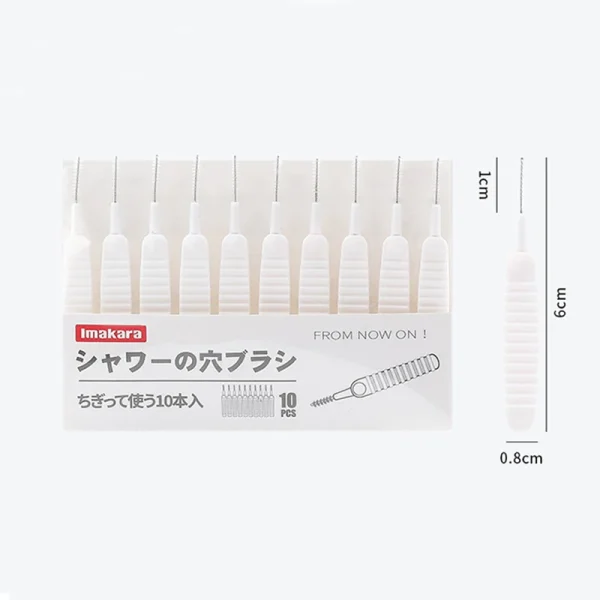 Bathroom Micro Nylon Brush Shower Head Anti-clogging Cleaning Brush Mobile Phone Hole Pore Gap Washing Tools Toilet Accessorie - Image 5