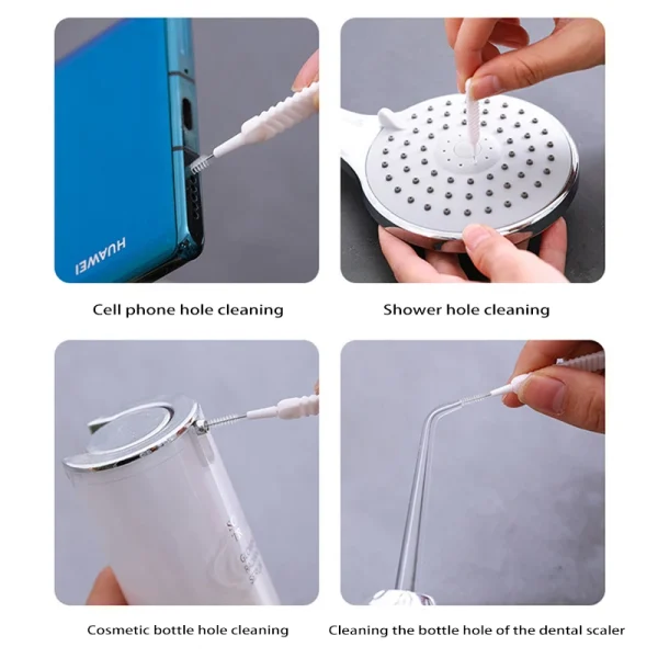 Bathroom Micro Nylon Brush Shower Head Anti-clogging Cleaning Brush Mobile Phone Hole Pore Gap Washing Tools Toilet Accessorie - Image 6