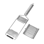 Multifunctional Plate Zester Vegetable Slicer Grater Chopper 3 in 1 Cheese Stainless Steel Grater Manual Vegetable Cutters - Image 6