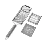 Multifunctional Plate Zester Vegetable Slicer Grater Chopper 3 in 1 Cheese Stainless Steel Grater Manual Vegetable Cutters - Image 9
