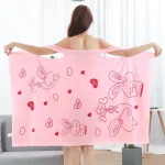 Cartton Unicorn Fiber Bath Towels/বাথ টাওয়াল - Image 2
