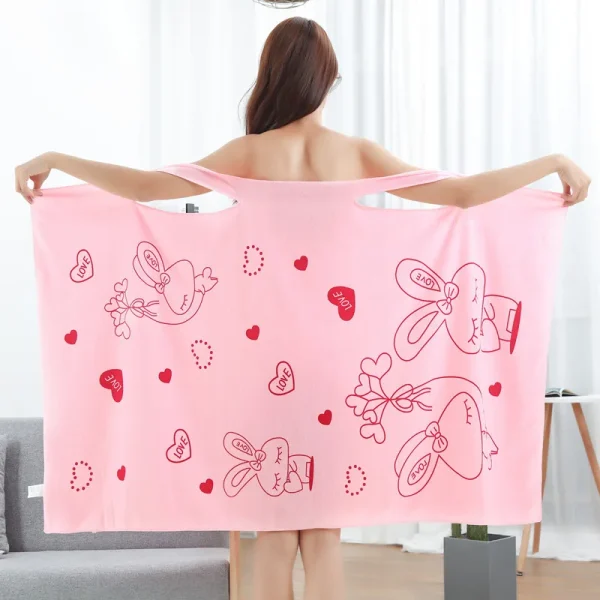 Cartton Unicorn Fiber Bath Towels/বাথ টাওয়াল - Image 2